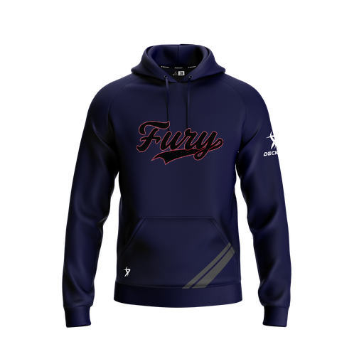 [FOLHSMNV-YXS-LOGO2] Decker Summit Hoodie (Youth XS, Navy, Logo 2)