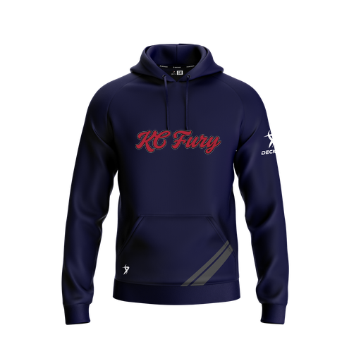 [FOLHSMNV-YXS-LOGO3] Decker Summit Hoodie (Youth XS, Navy, Logo 3)