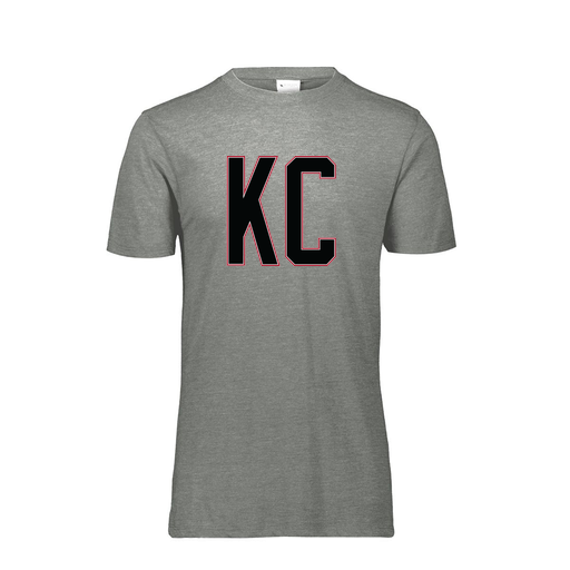 [FTSCUBGY-YS-LOGO1] Decker Youth Tri-Blend T-Shirt - Short Sleeve (Youth S, Gray, Logo 1)