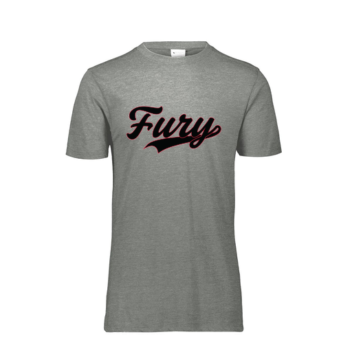 [FTSCUBGY-YS-LOGO2] Decker Youth Tri-Blend T-Shirt - Short Sleeve (Youth S, Gray, Logo 2)