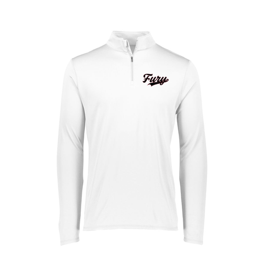 [FTLQFLWH-FAXS-LOGO2] Decker Women's Flex-Lite 1/4 Zip Shirt (Female Adult XS, White, Logo 2)