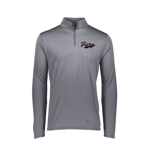 [FTLQFLGY-FAXS-LOGO2] Decker Women's Flex-Lite 1/4 Zip Shirt (Female Adult XS, Gray, Logo 2)