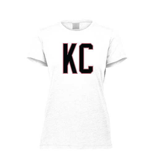 [FTSCUBWH-FAXS-LOGO1] Decker Women's Tri-Blend T-Shirt - Short Sleeve (Female Adult XS, White, Logo 1)