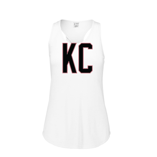 [3078.005.S-LOGO1] Ladies Tri Blend Tank Top (Female Adult S, White, Logo 1)