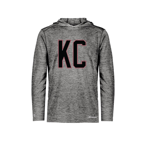 [FOLHCGBK-AS-LOGO1] Decker Men's Charge Hoodie (Adult S, Black, Logo 1)