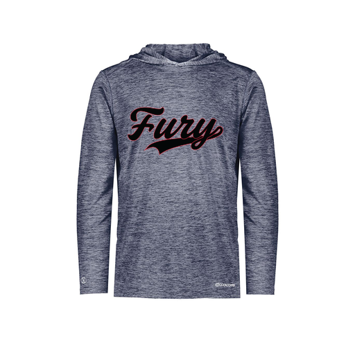 [FOLHCGNV-AS-LOGO2] Decker Men's Charge Hoodie (Adult S, Navy, Logo 2)