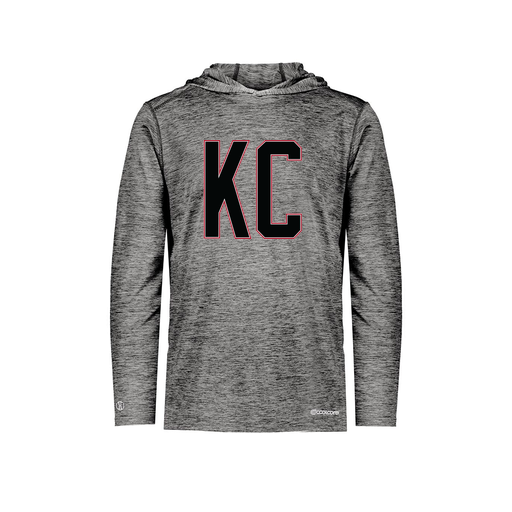 [FOLHCGBK-YS-LOGO1] Decker Youth Charge Hoodie (Youth S, Black, Logo 1)