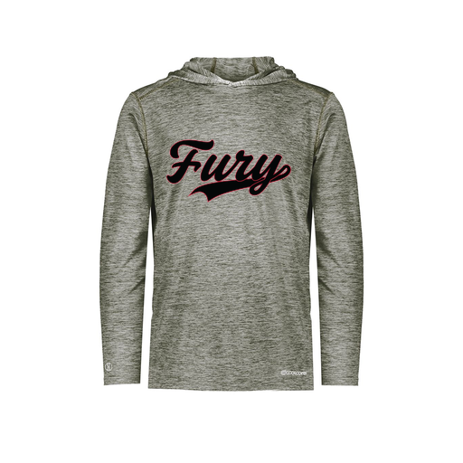 [FOLHCGGY-YS-LOGO2] Decker Youth Charge Hoodie (Youth S, Gray, Logo 2)