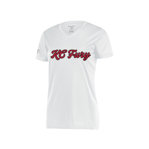 [222820.005.S-LOGO3] Ladies Movement Dri Fit Shirt (Female Adult S, White, Logo 3)